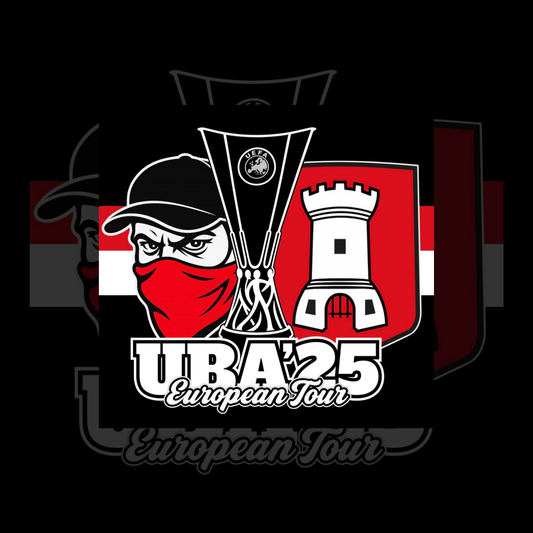 UBA-European Tour stickers.